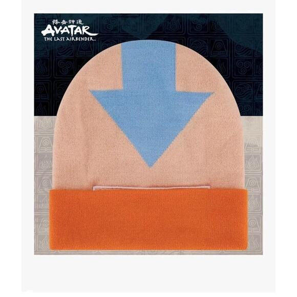 Avatar the Last Airbender Hat Beanie Knit Cap Anime Cartoon Cosplay Aang Arrow - Picture 1 of 4